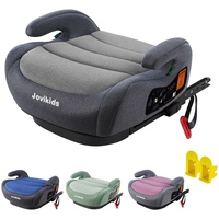 Jovikids Sitzerhöhung Auto Kinder ISOFIX, ECE R129 Kindersitzerhöhung Gruppe 2/3(ca.15-36 kg), Verdickter Stoffbezug & Isofix Adapter, Leicht Waschbar