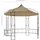 vidaXL Pavillon 3 x 2,9 m Taupe