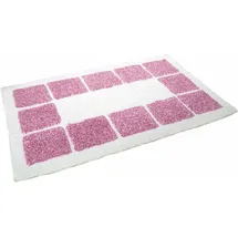 Mesana Karo Melange Pink 50 x 90 cm