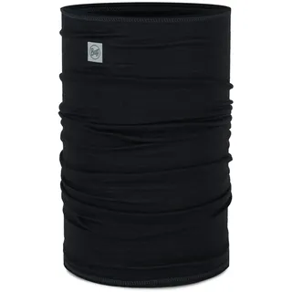 Buff Lightweight Merinowolle Multifunktionstuch 999 solid black