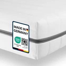 Sleepneo Orthopädische Matratze 120x190, 15cm hoch, H3 H2 Kaltschaummatratze, Höhe 15cm, 7 Zonen Wendematratze mit abnehmbaren Bezug