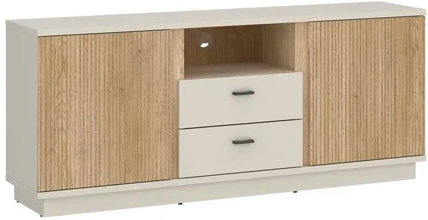 Wójcik TV-Lowboard Mosano Holzoptik Braun Eiche