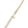 KUZZOI Halskette Layer Kreuz Kordelkette 925 Silber Gold