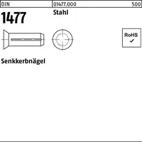 Industrial Quality Supplies DIN 1477/ISO 8747 Senkkopferbnägel Stahl 5