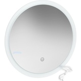 Vicco Badezimmerspiegel, Weiß 60 cm Rund