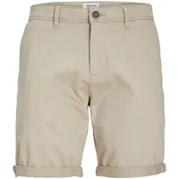 JACK & JONES Bowie Solid Chino Shorts Crockery M