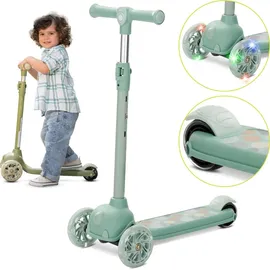 Lorelli JETSTER 3-Rad Kinder-Scooter Grün/Weiß