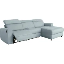 Home Affaire "Sentrano, L-Form", blau (eisblau), B:275cm H:82cm T:164cm, NaturLEDER/Kunstleder (Das Leder hat eine Dicke von 0, 9-1, 0 mm);Kunstleder;Webstoff (95% Polyester, 5% Nylon);Struktur fein (95% Polyester, 5% Nylon), Sofas, Ecksofa, 275 cm, man.