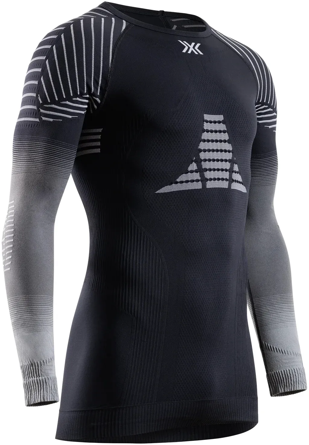 X-Bionic Herren Skiunterzieher INVENT SHIRT BLACK/GREY - XXL