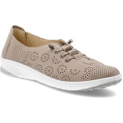 Graue Halbschuhe Wasak Flache Schuhe, 38