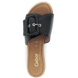 Gabor Pantolette schwarz, 40.5 EU / 7 UK