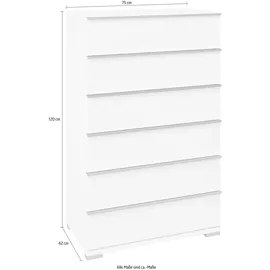Musterring Imola W 75 x 120 x 42 cm Weiß