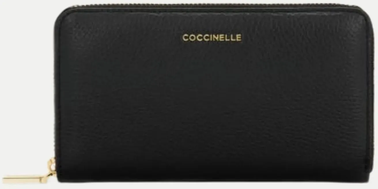 Geldbörse Metallic Soft Schwarz