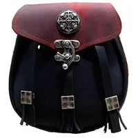 Lederecke Konstanz Sporran Kilt-Tasche schwarz
