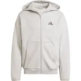 adidas Future Icons Small Logo Reißverschlusspullover Medium Grey Heather XL