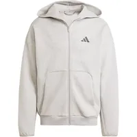 adidas Future Icons Small Logo Reißverschlusspullover Medium Grey Heather XL