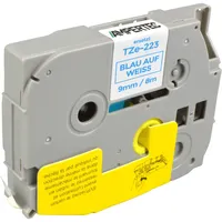 Ampertec P-Touch Band kompatibel zu TZe-223 blau auf weiß