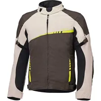 Held Renegade 2 Textiljacke wasserdicht Damen - Dunkelbraun/Beige/Neon-Gelb -