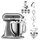 KitchenAid Artisan 5KSM185PS Medallion Silber Beginnerset