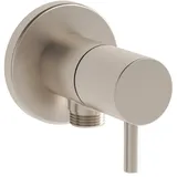 Vitra Origin Eckventil 1/2" x 3/8" Nickel gebürstet