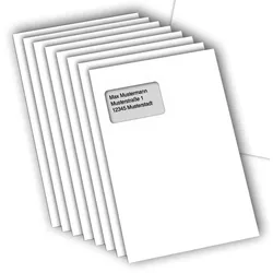 STEINMETZ Versandtaschen DIN C4 weiß