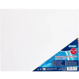 Stylex Malkarton 24 x 30 cm 100% Baumwolle weiß
