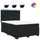 vidaXL Boxspringbett 140 x 200 cm Schwarz