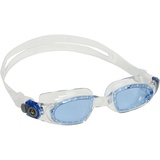 Aqua Sphere Mako Schwimmbrille, transparent blau/blaues Glas, Einheitsgröße