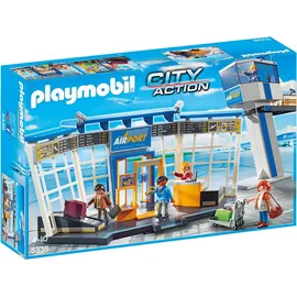 Playmobil City Action City-Flughafen mit Tower 53378