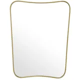 Casa Padrino Luxus Spiegel 59 x 76,5 cm Messing