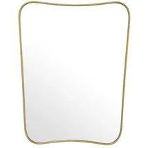 Casa Padrino Luxus Spiegel 59 x 76,5 cm Messing