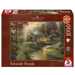 Schmidt Thomas Kinkade Friedliche Abendstimmung Puzzle 1000 Teile 4001504584641 Schmidt