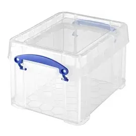 Really Useful Box Aufbewahrungsbox 24,5 x 18 x 16 cm 3-tlg. transparent