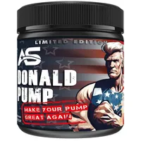 American Supps Donald Pump Booster Pfirsich Eistee Pulver 510 g