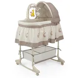 Milly Mally Wiege mit Fernbedienung, 3-in-1-Schaukelbett mit Sweet Melody Matratze