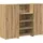 vidaXL Empfangstheke Artisan-Eiche 135x50x103,5 cm Holzwerkstoff