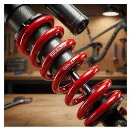 RockShox Feder für metrische Dämpfer RockShox rot, 350LB, 174mm, 67,5-75mm