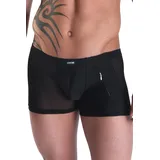 Look Me - Herren Boxer Open Heart, M - Farbe: schwarz, 1 Stück