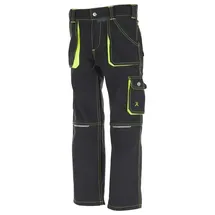Planam Kinderbundhose Junior, anthrazit/gelb 98/104