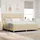 vidaXL Boxspringbett 200 x 200 cm Creme