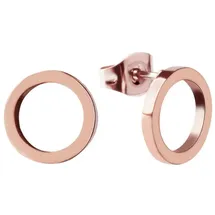 GOOD.designs Ohrstecker Kreisform Roségold Einheitsgröße