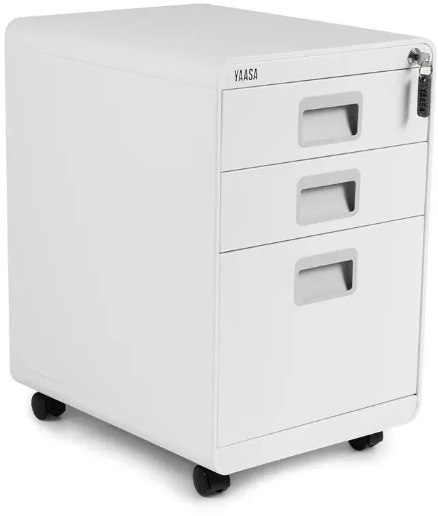 Yaasa Rollcontainer File Cabinet | weiß