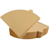 100 STK Kaffeefilter Papier, V-förmiger Kaffeefilter Papier, Filterpapier Größe 2, Coffee Papierfilter, Kegel Papierkaffeefilter für Kaffeemaschinen Filterbecher (2–4 Tassen)