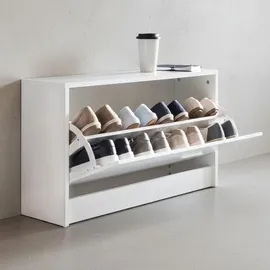 KADIMA DESIGN SPLIT 80 x 47 x 24 cm weiß / weiß