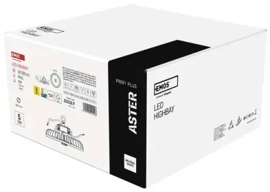 EMOS ZU310.9 LED Pendelleuchte HIGHBAY ASTER  | 100W integrierte LED-Quelle | 18000lm | 4000K