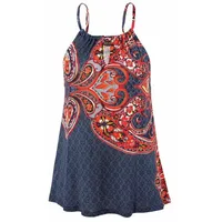 LASCANA Strandtop Damen marine-rot Gr.40/42