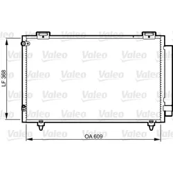 Kondensator Klimaanlage VALEO 817805