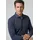 Olymp Businesshemd OLYMP No. Six super slim", Herren, Gr. 39, N-Gr, blau (marine), 64% Baumwolle, 27% Polyester, 9% Elasthan, Hemden,