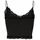 Only Cropped Top Schwarz S/M