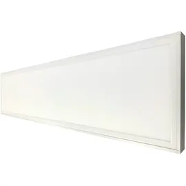 tm lecom LED Panel 120x30 cm LED Deckenleuchte Aufputzpanel Aufbaupanel Aufputz 40w inkl. Aufbaurahmen Neutralweiß